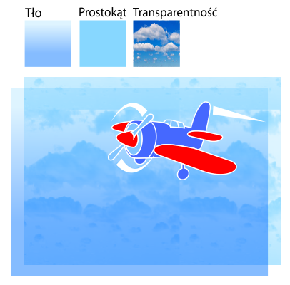 samolot na tle nieba ilustracja