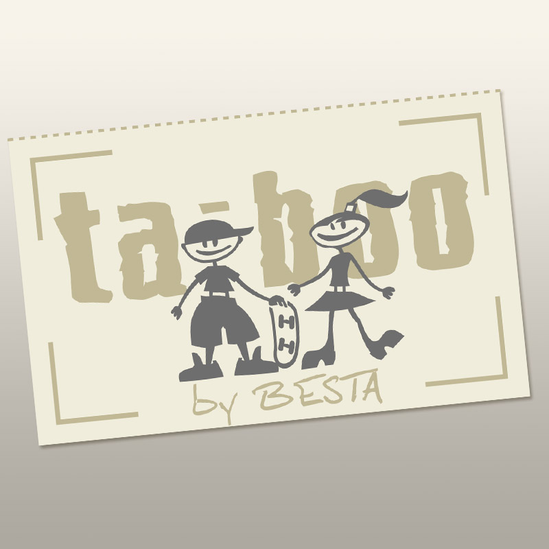 projekt logo Marka ubrań dziecięcych - Ta-boo