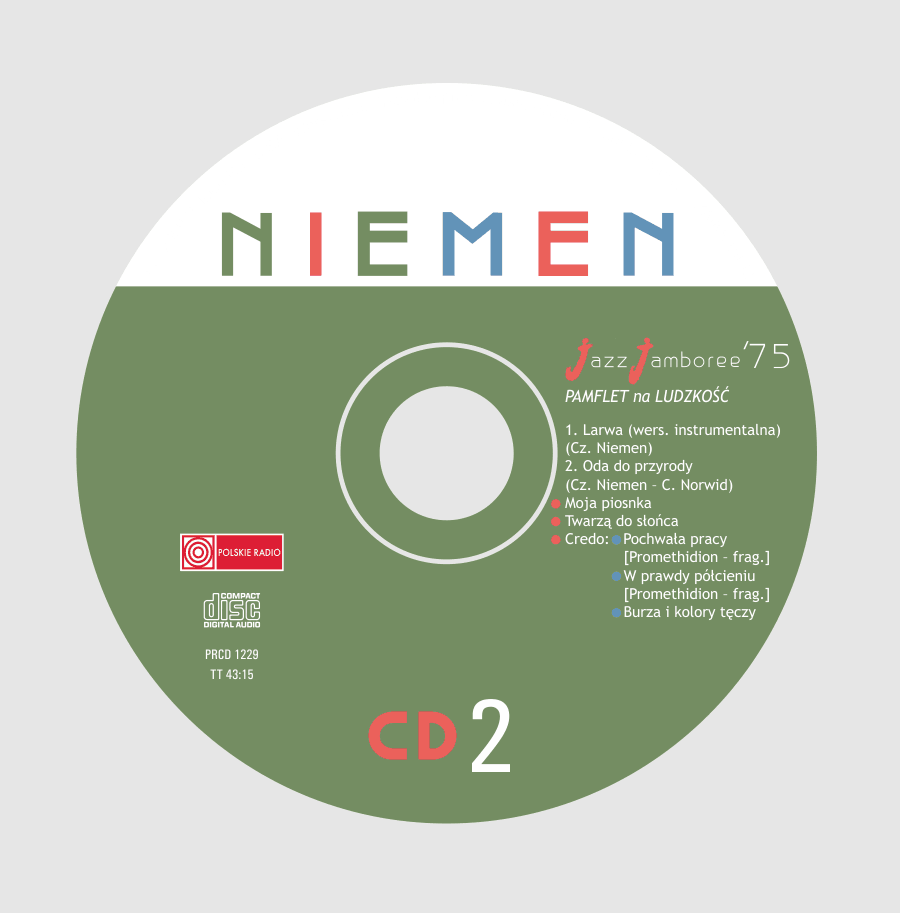 projekt płyty CD-ROM Czesława Niemena