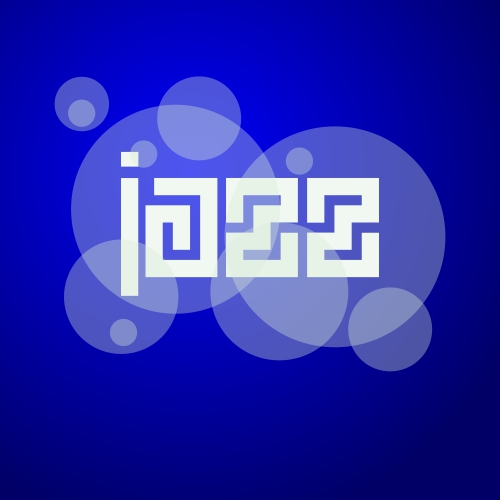 logo typograficzne jazz