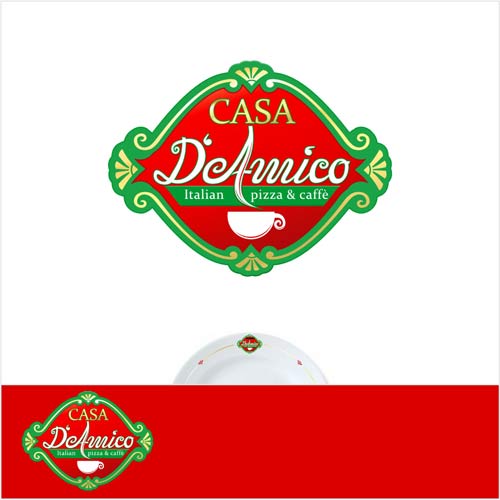 logo dla pizzerni Casa de Anico