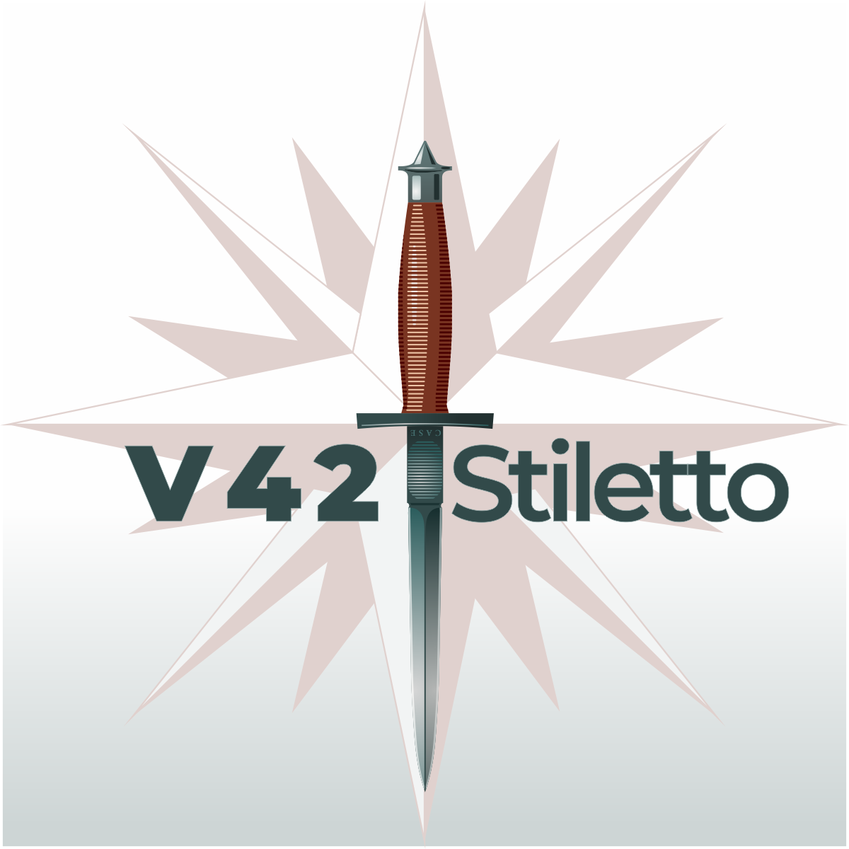 rysunek wektorowy bagnetu typ C24 Stiletto