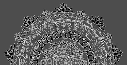 wzór rysunek mandala Mandala projekt do wykorzystania jako nadruk na produktach