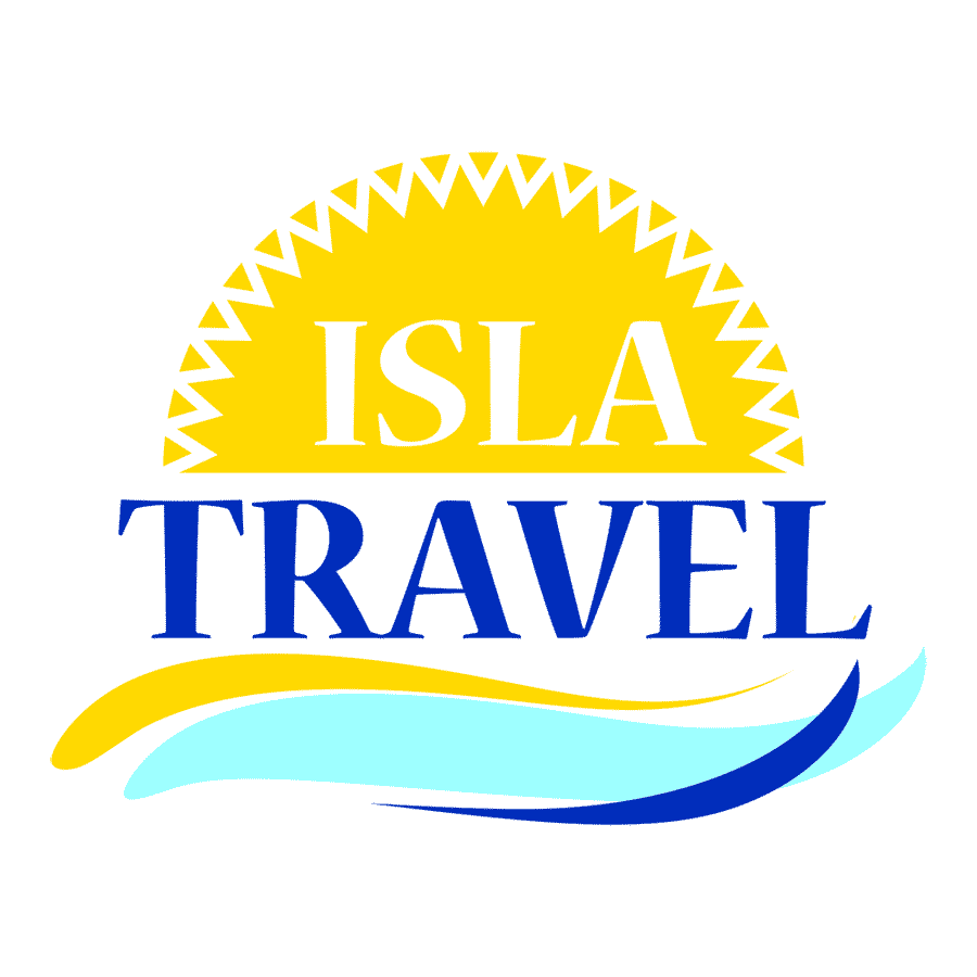 Isla travel projekt logo na potrzeby biura podróży