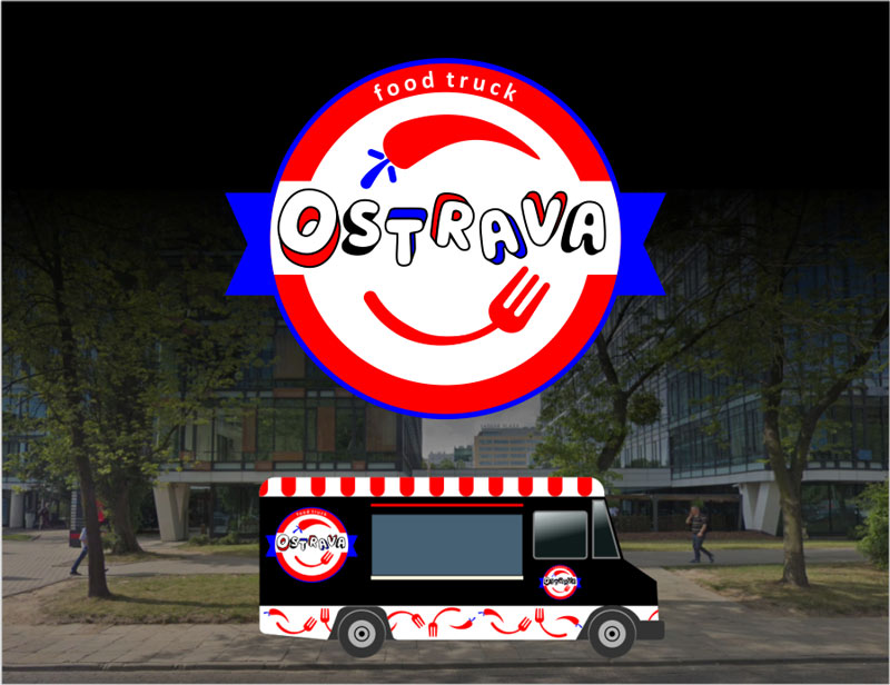 Projekt grafiki na Food truck Ostrava