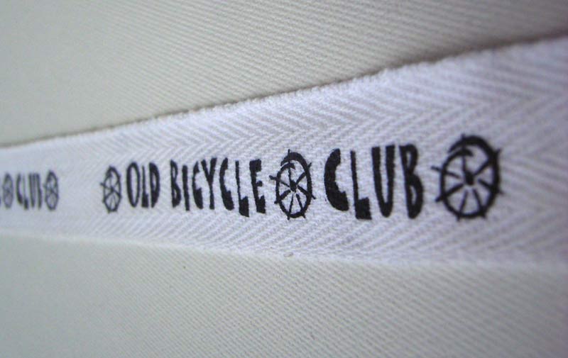 Old bycycle club - drukowana taśma